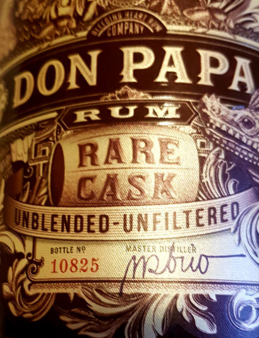 Don Papa Rare Cask - plnění